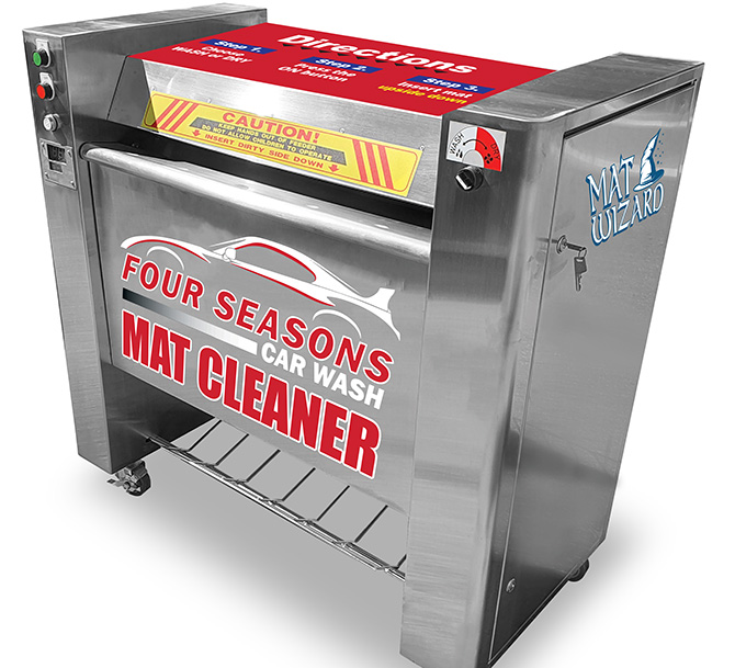 Free mat cleaner in Springboro & Monroe Ohio Four Seasons Car Wash Mat Cleaner